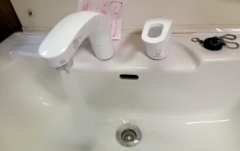 洗面水栓交換